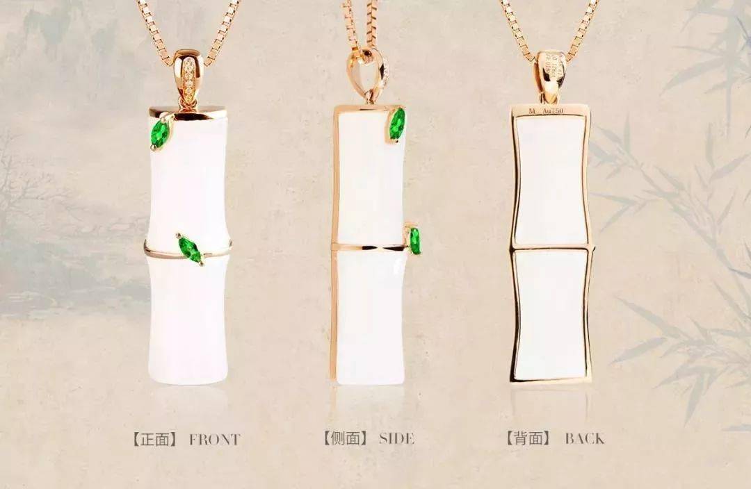 竹子|这才是最适合东方女性戴的首饰，有气质！