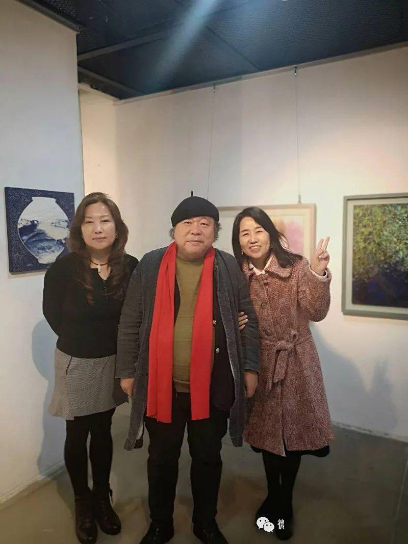 著名画家余进应邀参加中韩书画名家艺术交流展