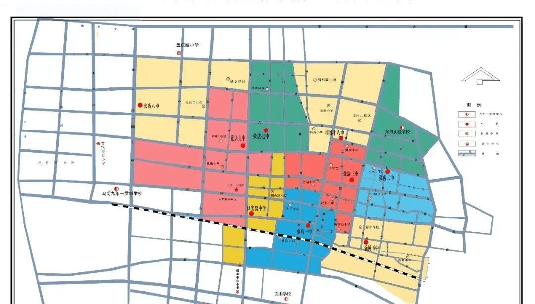 新校齐润小学……2020年淄博主城区学区划片