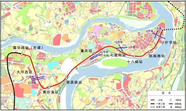 重庆轨道交通大爆发18号线站点公布16条轨交线将开通