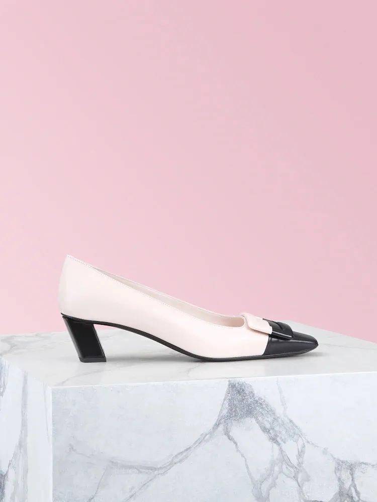 Roger|骨灰级经典Roger Vivier方扣鞋，又出了绝美新款！