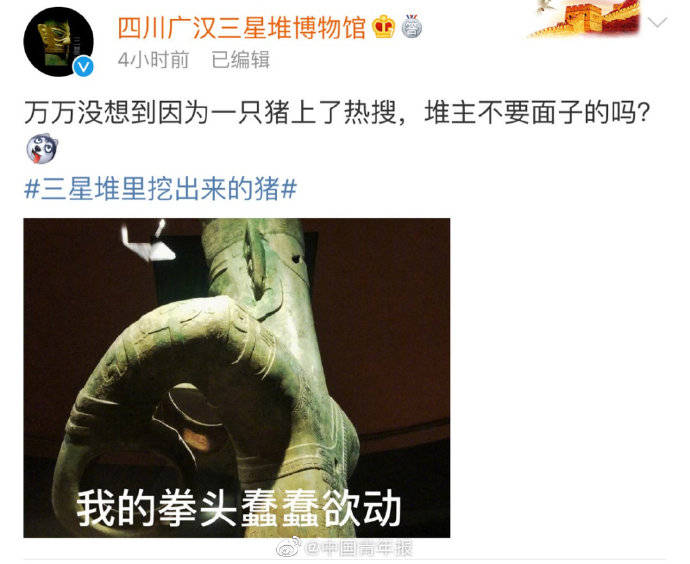 网友|顶流来了！3200年前的小猪猪上热搜！网友：似曾相识...