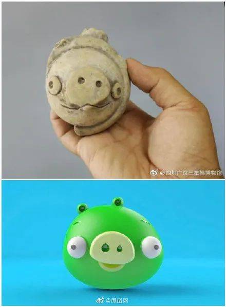遗址|穿越了？三星堆出土5000年前陶猪，神似愤怒的小鸟！