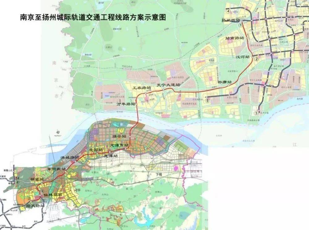 此外宁扬城际南京地铁s5号线共建补充协议也同时签订