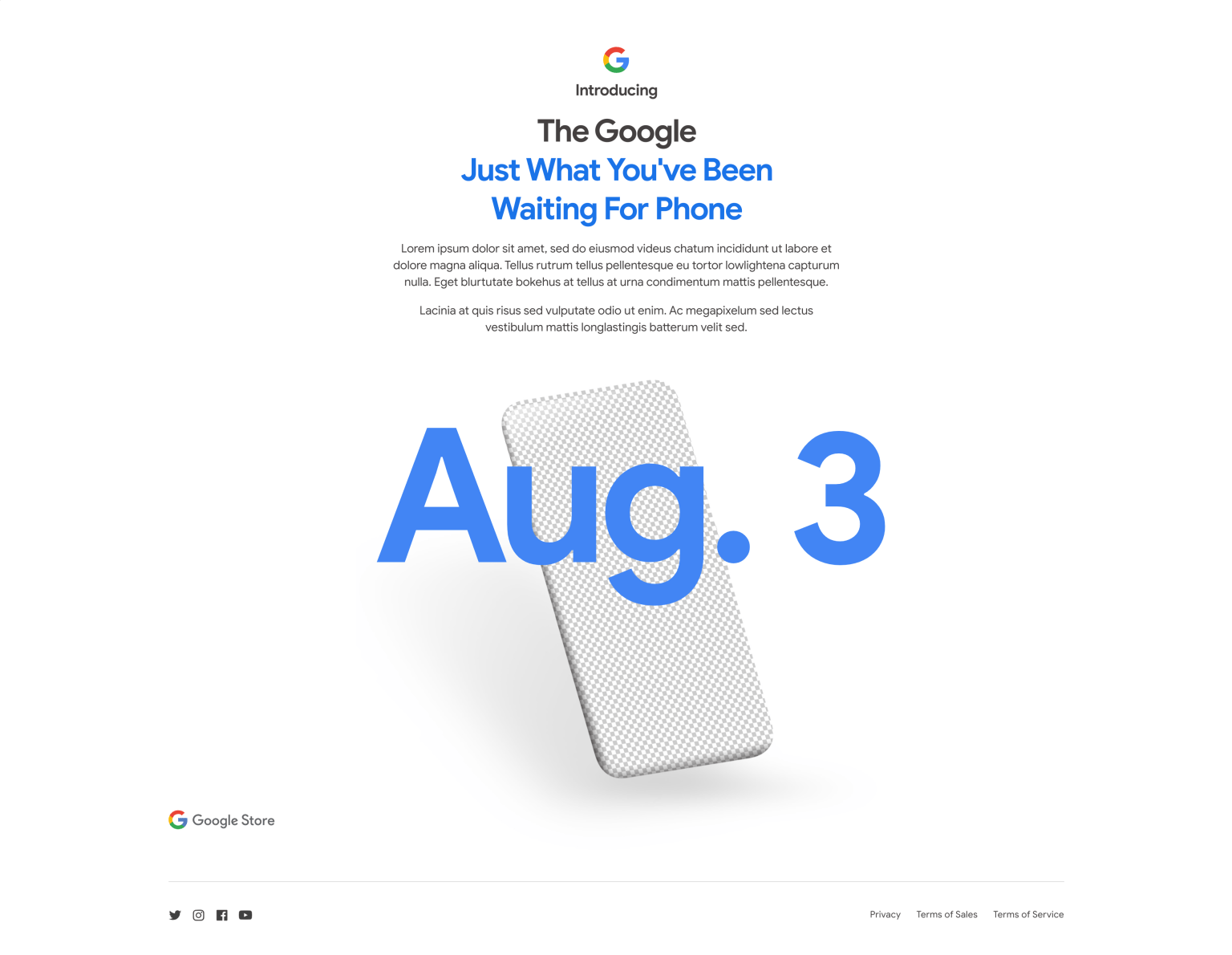 谷歌发布新品预告 疑似8月3日发布pixel 4a 教育