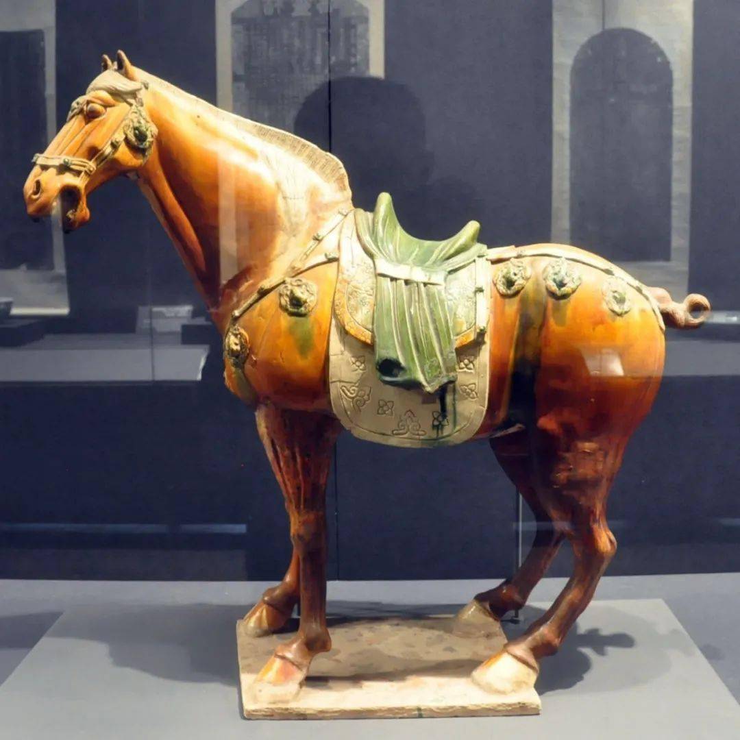 台湾故宮博物院 唐三彩 唐馬 台湾故宮博物院 唐三彩 唐馬
