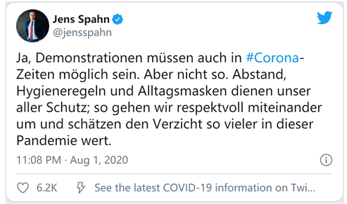 措施|德国柏林爆发反防疫措施游行 令卫生部长极其担忧