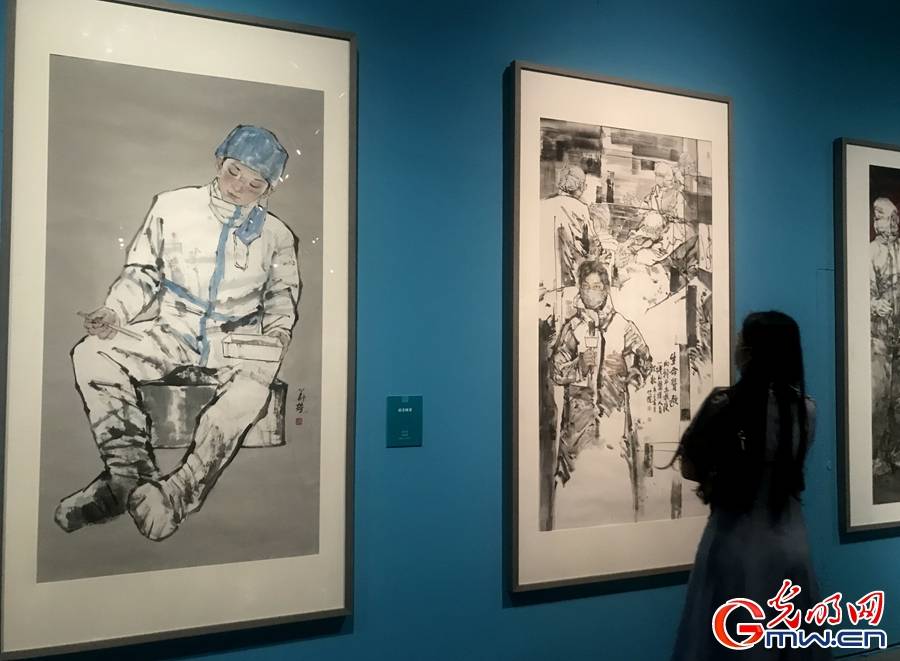 国博|用美术作品记录抗疫故事 “众志成城”主题展亮相国博