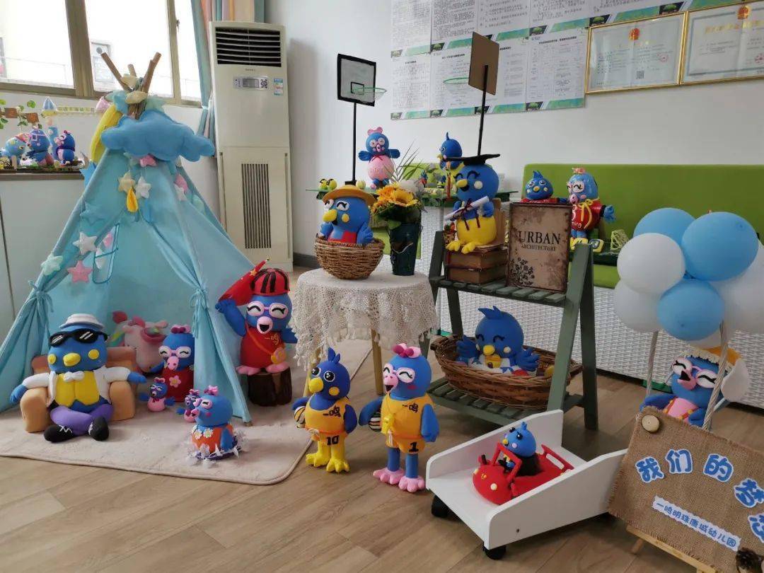指尖上的艺术|一一鸣鸣吉祥物轻黏土手工作品