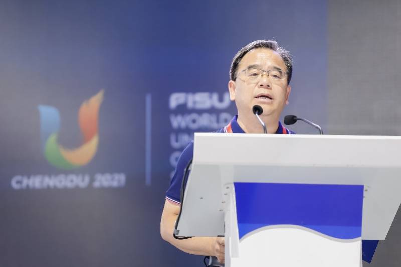 宣传部常务副部长,大运会执委会市场开发和活动策划部副部长张映明