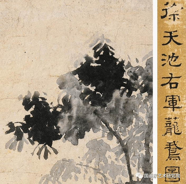 中国・上海・古寒山寺水墨画（掛軸） 中国・上海・古寒山寺水墨画（掛軸）