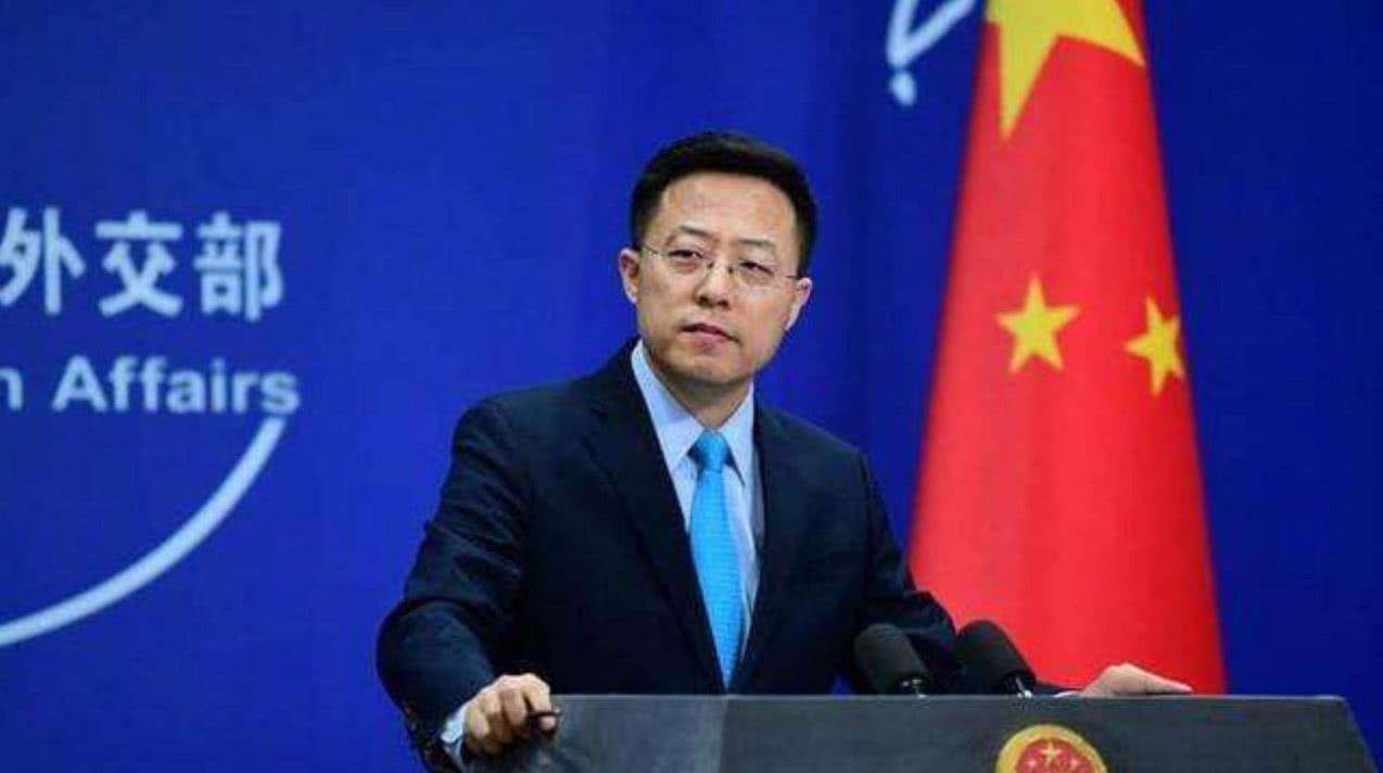 8月19日,外交部发言人赵立坚主持例行记者会.