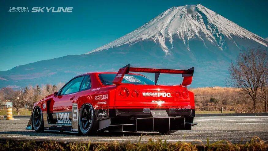 r34日产skyline gt-r华丽换装