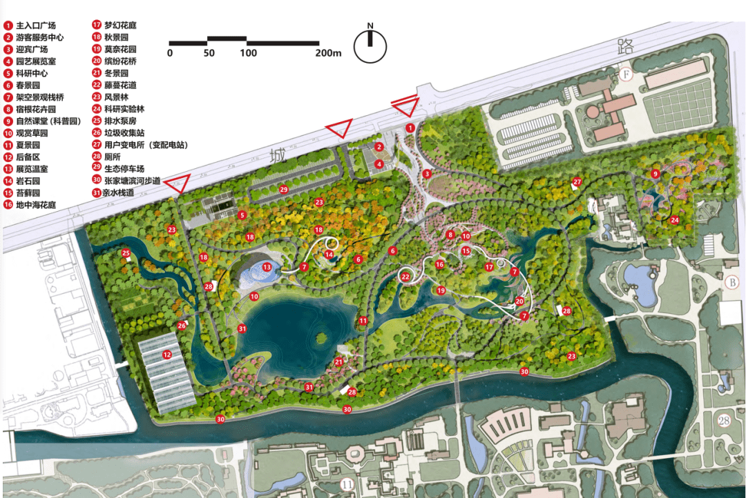上海植物园扩建设计图