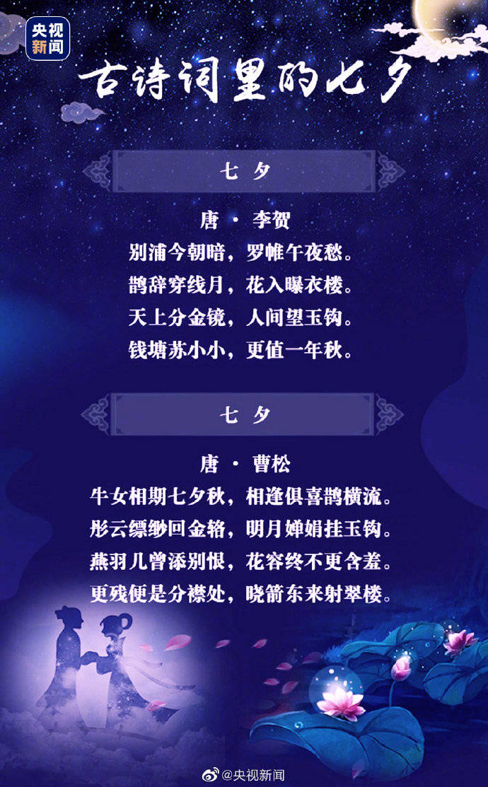 转存!古诗词里的七夕,有多浪漫