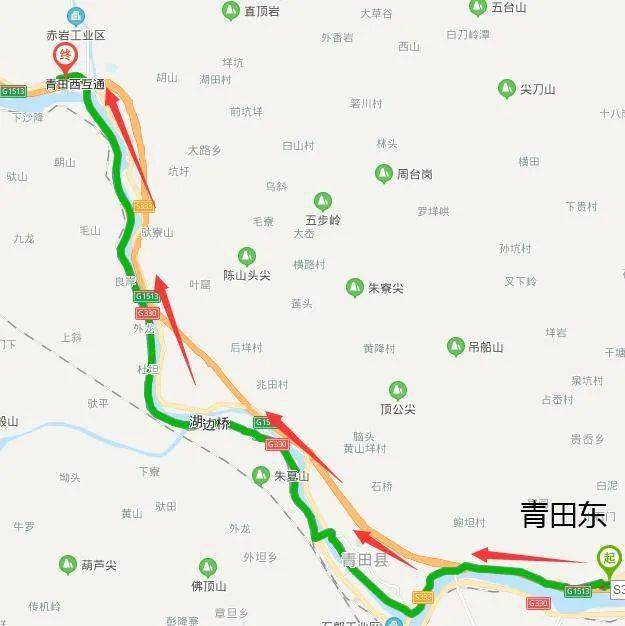 丽水市这两段高速公路因施工实施交通管制,出行请注意_青田