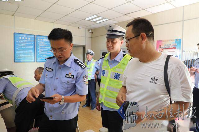 高岭支队长到襄汾公安交警大队实地督导检查专项整治工作