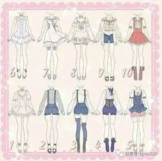 配饰|插画教程 |鞋子衣服配饰素材和教程！