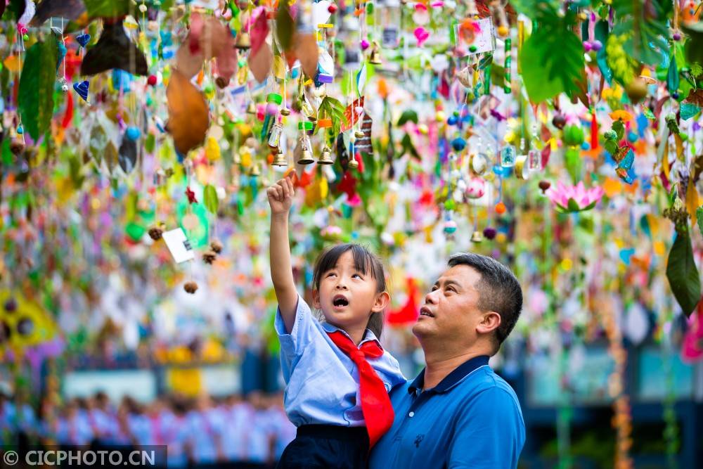 长兴|浙江长兴：树叶风铃 悦动校园