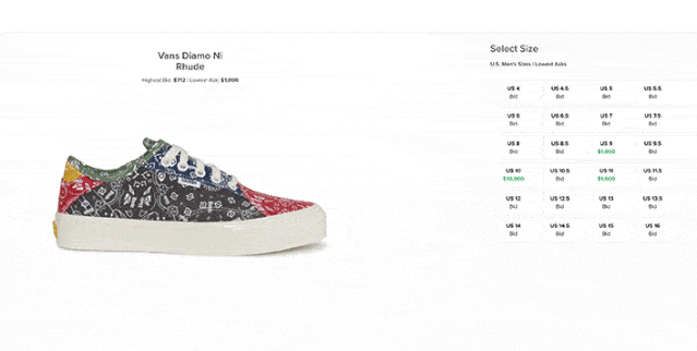 ▼ 初代限量 300 双 rhude x vans 联名 这两双鞋作为 rhude 与 vans