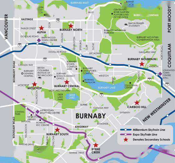 大温哥华地区的心脏地带——本拿比市(city of burnaby)