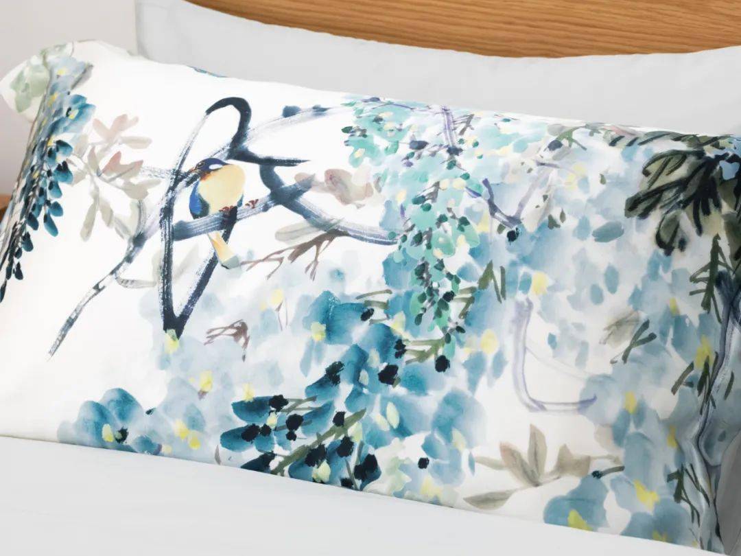 真丝|众筹丨高级美感英式床品,把浪漫的紫藤花园“搬”进卧室