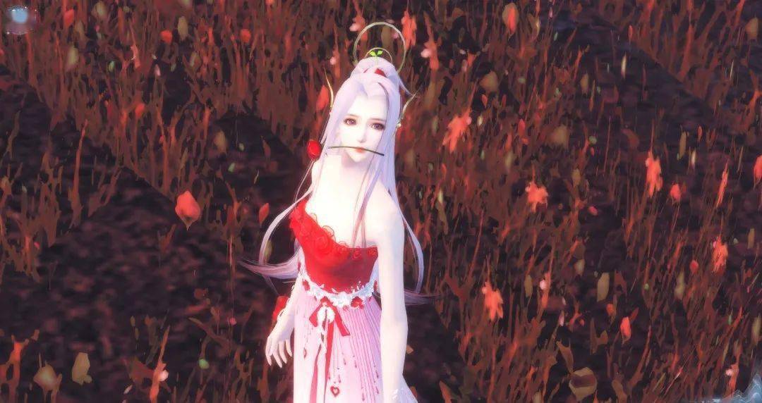 化身|大荒Look | 朱英半染蝶翅，化身明代诗人笔下的红玫瑰