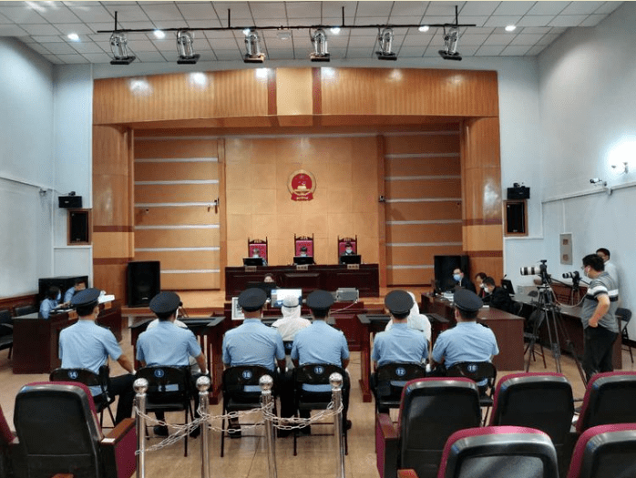 宣化法院公开审理一起非法占用农用地案件