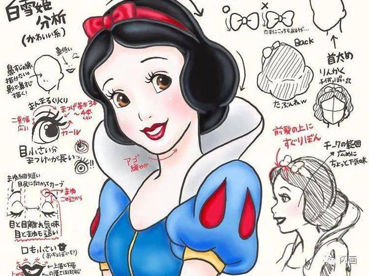 迪士尼公主手绘教程olaf 雪宝elsa and anna 艾莎和安娜little
