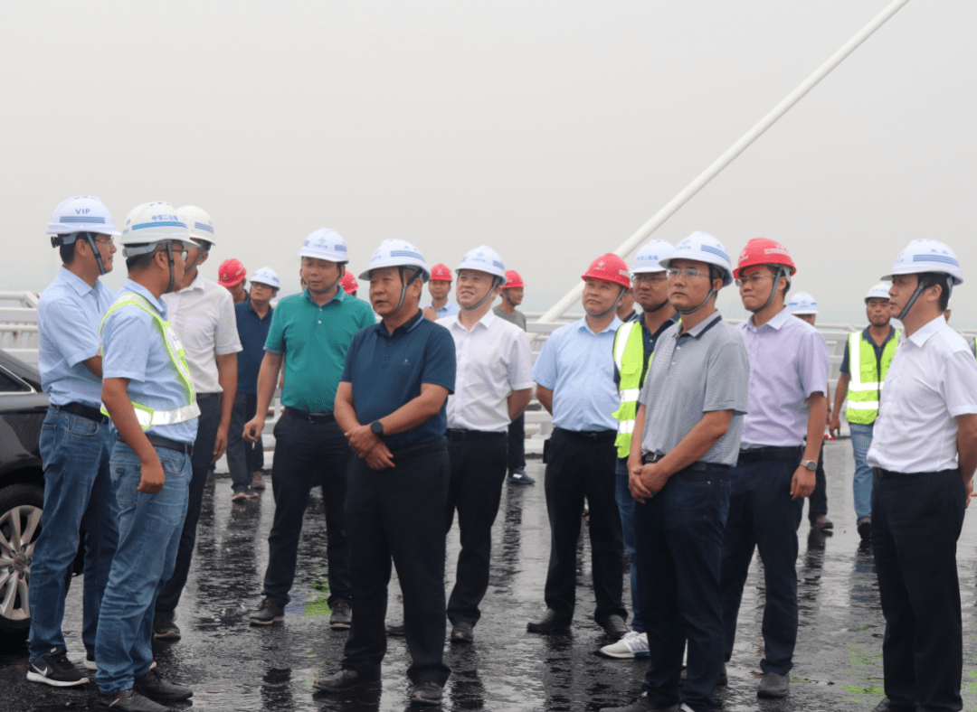 中国交建副总裁,安全总监王建到南京片区项目检查指导工作