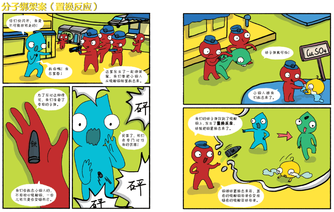 《这就是化学》漫画 故事,匹配教材,读完这套化学漫画