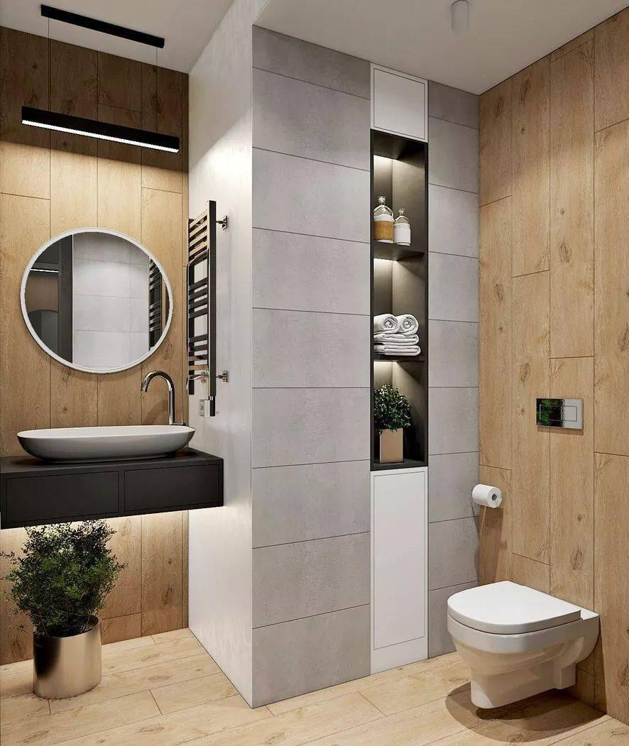 空间|10个设计原则,让小卫生间装出豪宅的大气感!