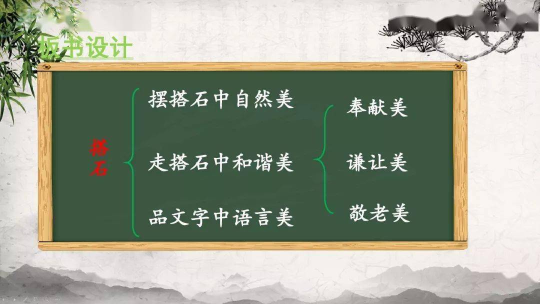 第五课搭石怎么预习_预习第五课搭石图片(3)