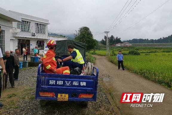 救援|施工途中护坡发生坍塌 浏阳消防紧急救援