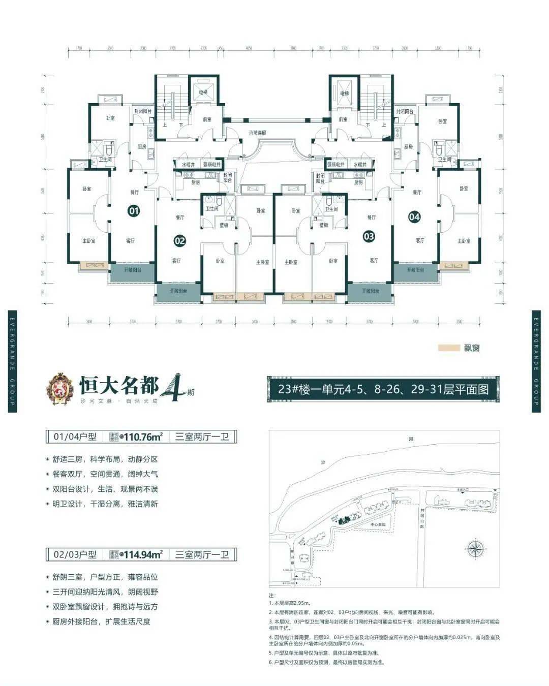 漯河又一波新房加推恒大名都精装河景楼层户型随便挑