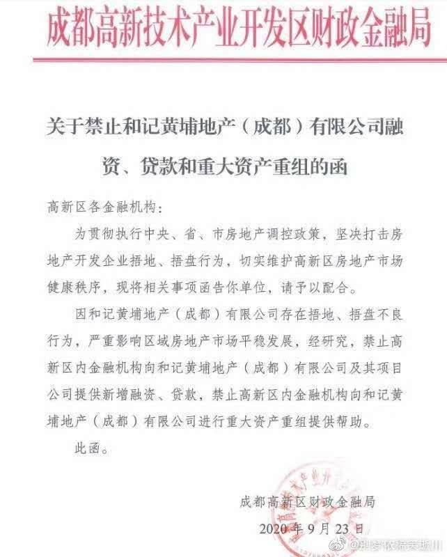 南城|和记黄埔被禁止贷款，各方回应都来了，李嘉诚真的在囤地？