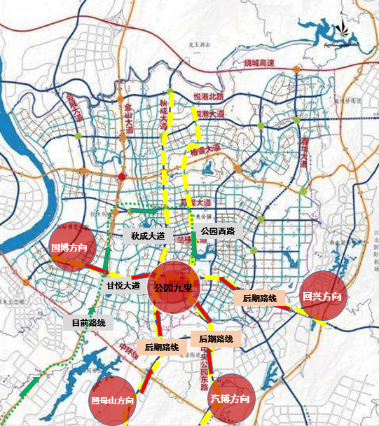 中央公园南交通爆发,公园西路 轨道5号线打通金开大道