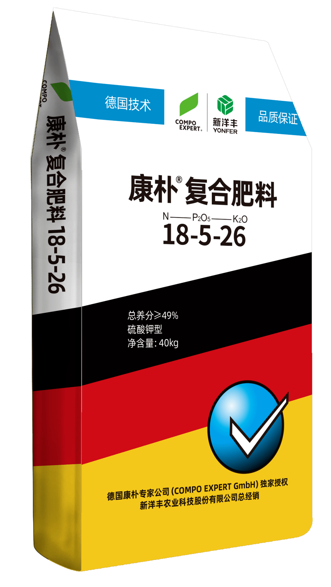 "康朴03智农03速溶硫酸钾是德国康朴专家公司首次在中国推出,包装