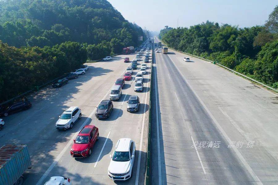 国庆中秋长假如何避开许广高速清远段严重塞车