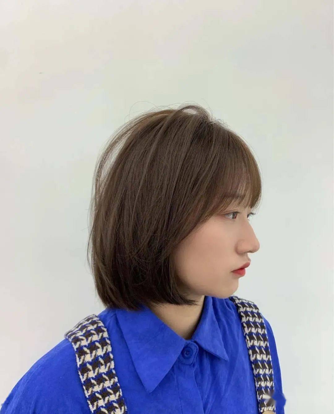 "层次初恋少女短发"