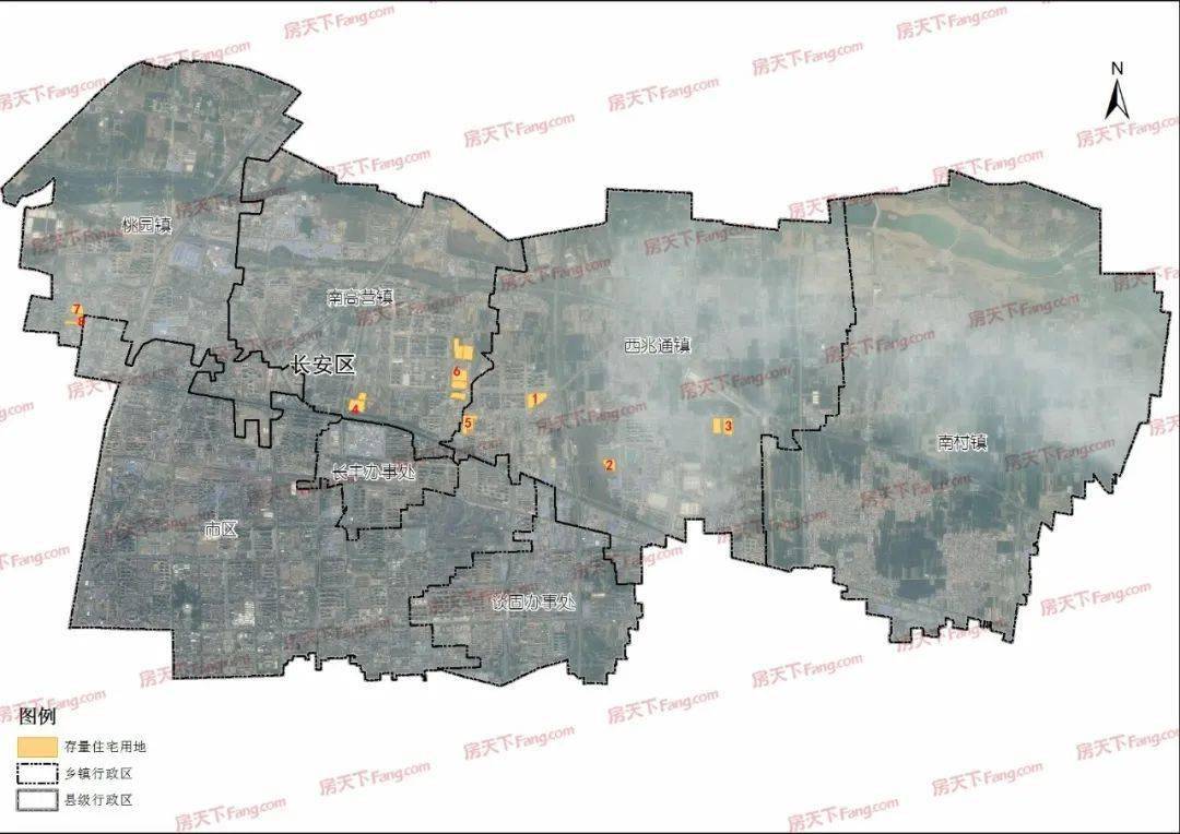 图鹿泉区存量住宅用地项目分布图栾城区存量住宅用地项目分布图藁城