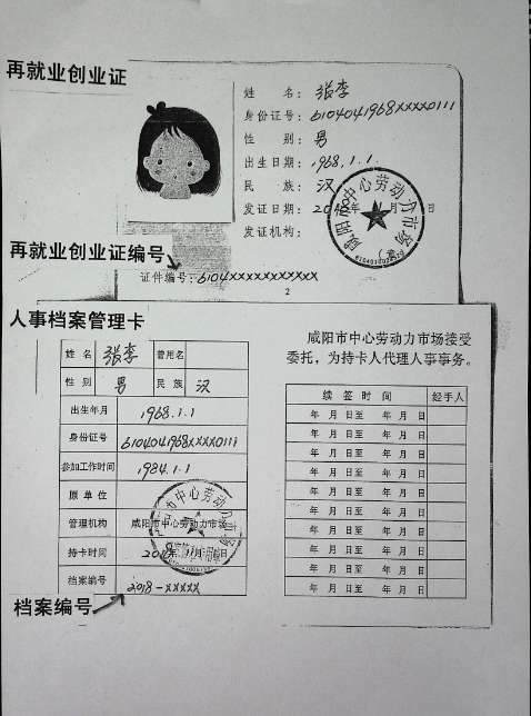 2020年咸阳市中心劳动力市场就业困难人员4050社保补贴申请通知