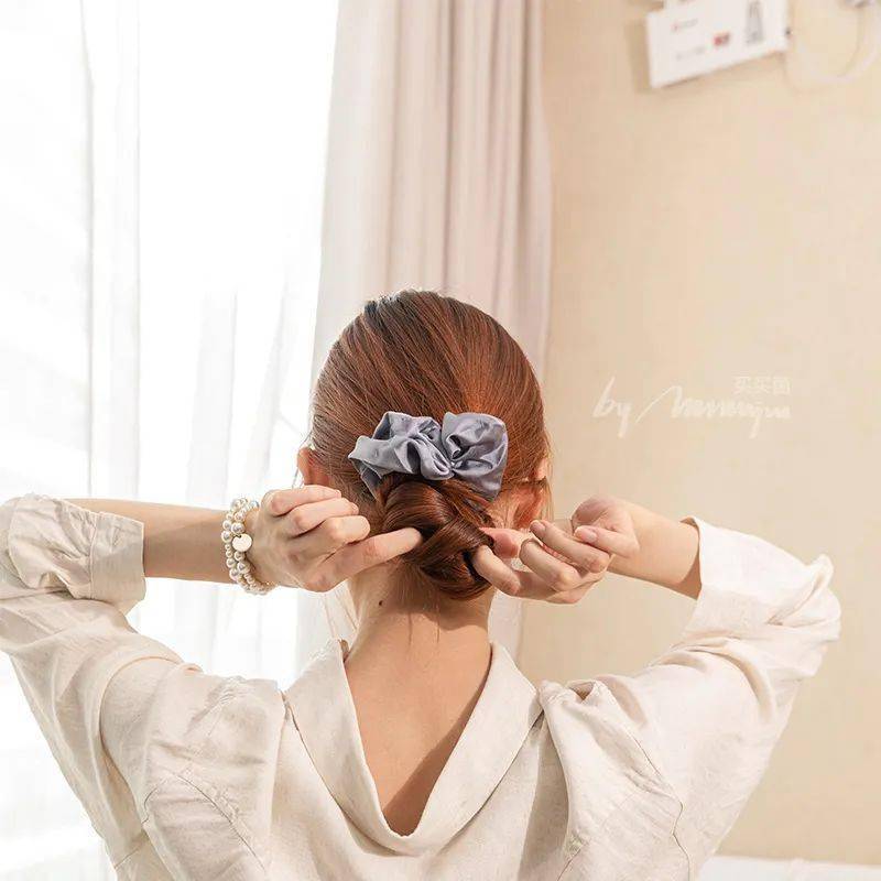 教程|一看就会!4款韩系气质盘发教程,30秒迅速出门!