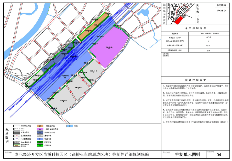 【城建规划】奉化经济开发区尚桥科技园区(尚桥火车站