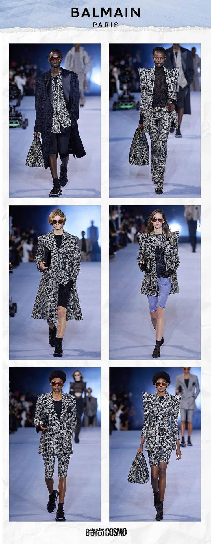 Lye|T型台 | 真·直播看秀，Balmain玩出花了