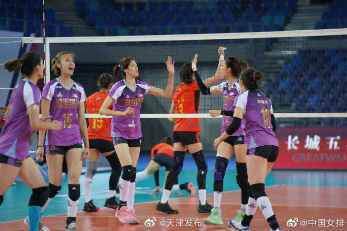 全锦|天津女排3-1击败山东女排 夺得全锦赛历史第六冠