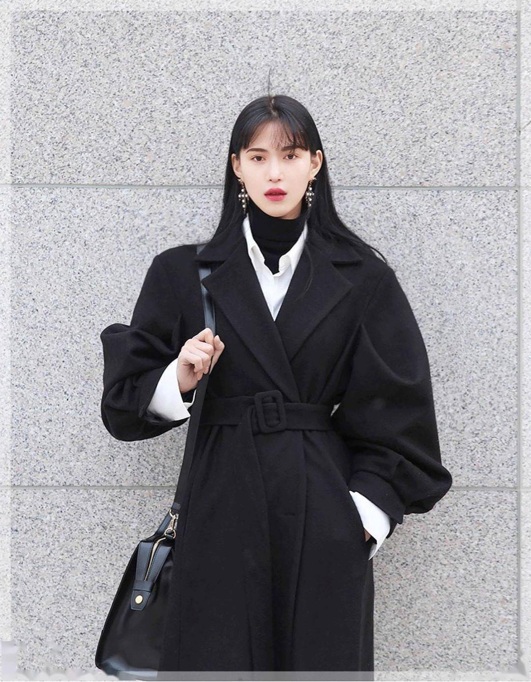 钟楚曦|南韩钟楚曦的「大佬风」穿衣模板，显高显瘦太绝了！