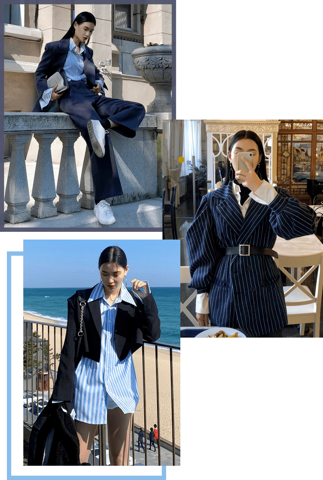 钟楚曦|南韩钟楚曦的「大佬风」穿衣模板，显高显瘦太绝了！