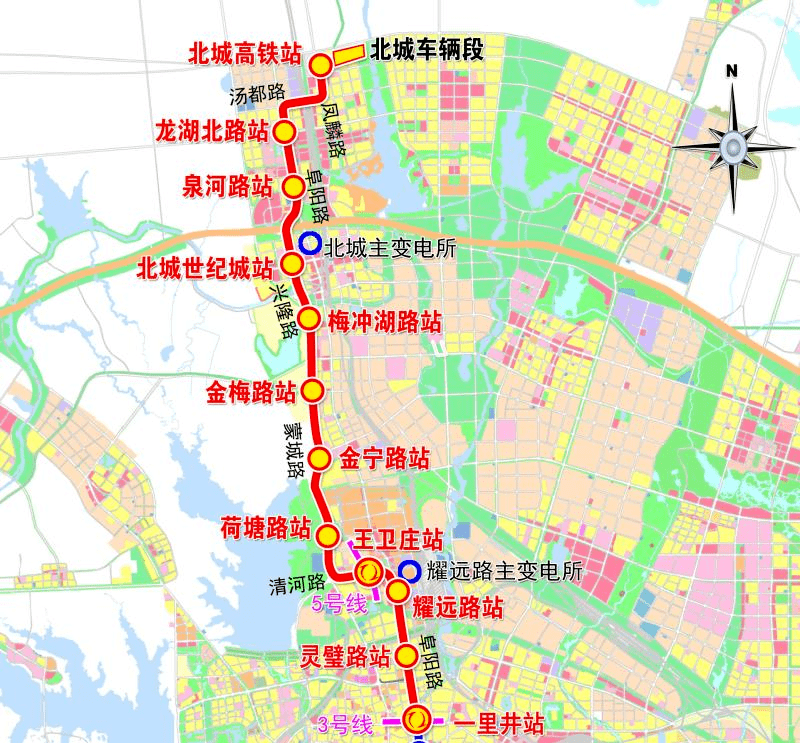 速看合肥地铁8号线一期工程先行段指的是还有5号线北段新进展