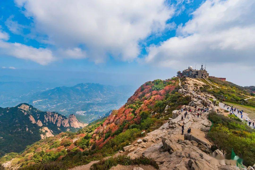 登泰山极顶 看层林尽染
